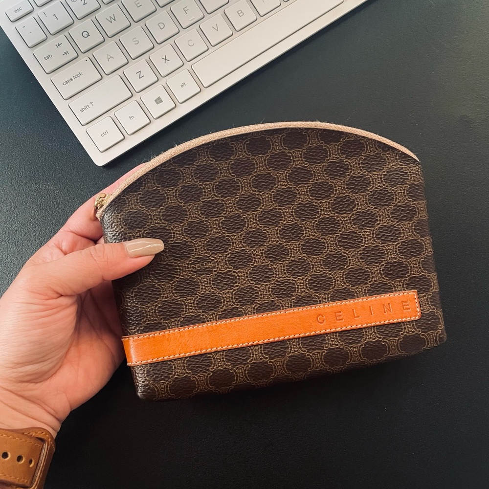 Vintage CELINE cosmetic pouch